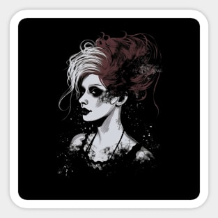 Gothic Woman Emilie Autumn design Sticker